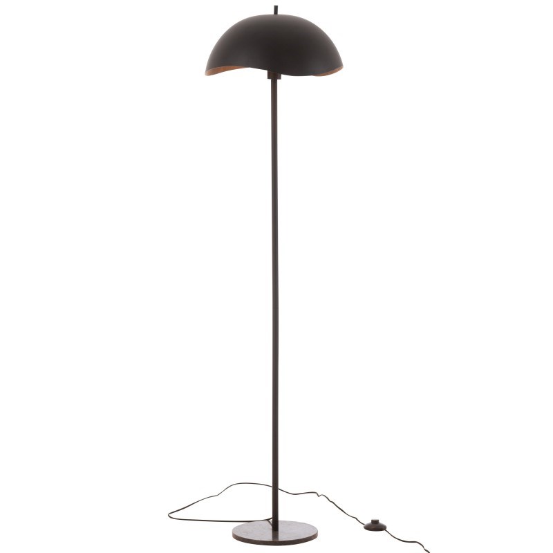 Lampe métal noir h.150cm