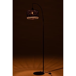 Lampe métal mauve h.168cm