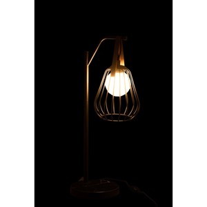 Lampe verre noir h.63.5cm