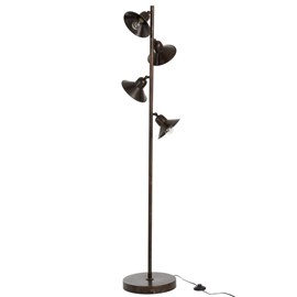 Lampes métal marron h.156cm