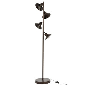 Lampes métal marron h.156cm