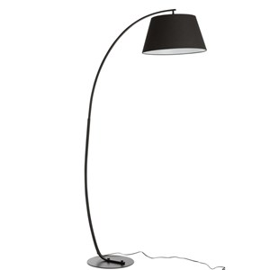 Lampe métal noir h.188cm