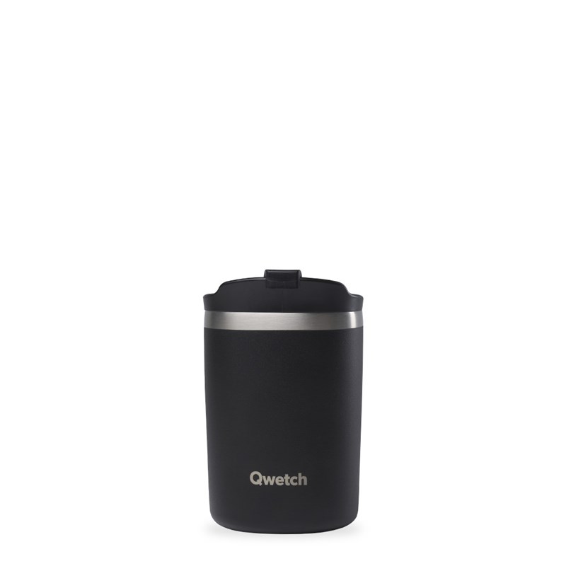 Qwetch travel mug isotherme noir 240ml