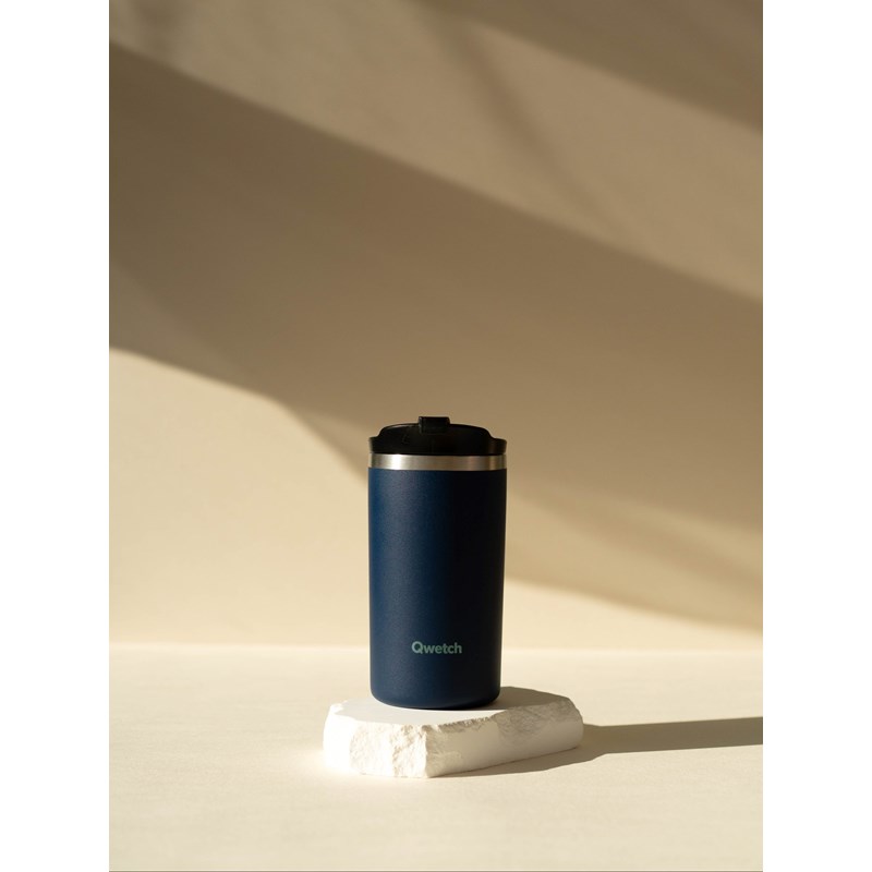 Qwetch travel mug isotherme bleu - 350ml