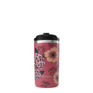 Qwetch travel mug isotherme - anémones Terracotta