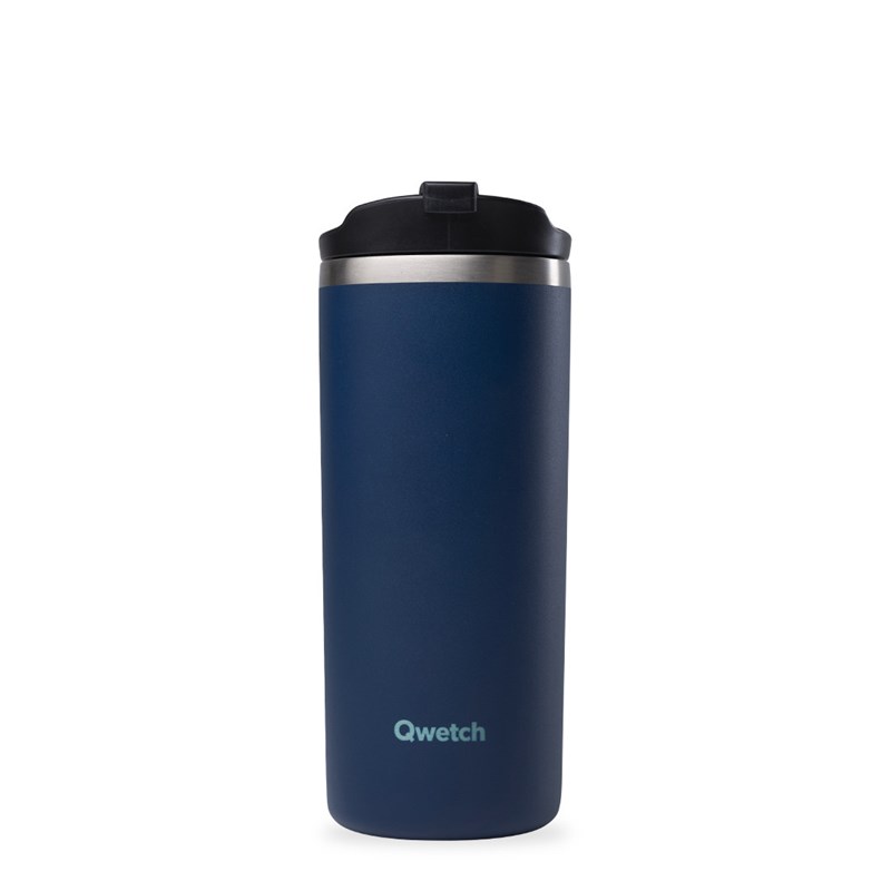 Qwetch travel mug isotherme bleu - 470ml
