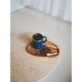 Qwetch mug isotherme inox bleu - 350ml