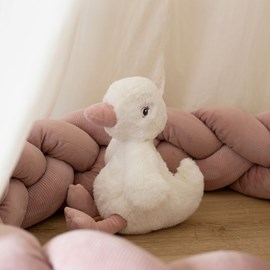 Peluche musicale oie blanc