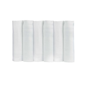 Lot de 6 langes blanc