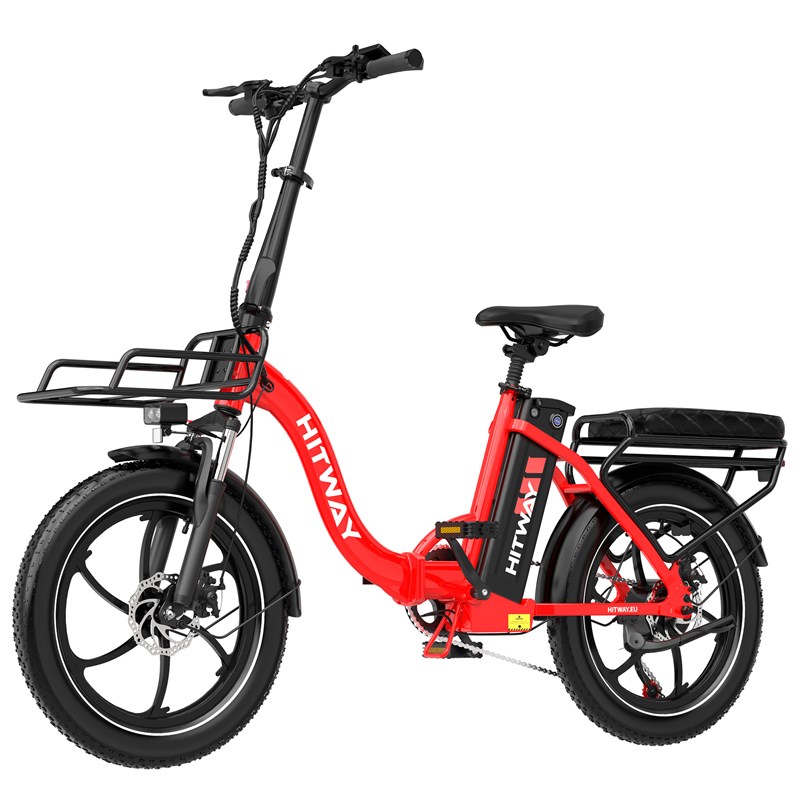 Hitway vélo électrique 20pc pliant rouge