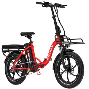 Hitway vélo électrique 20pc pliant rouge