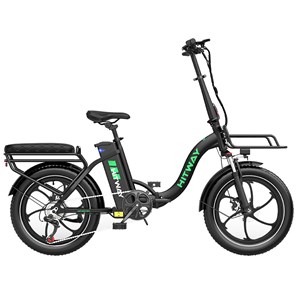 Hitway vélo électrique 20pc pliant noir