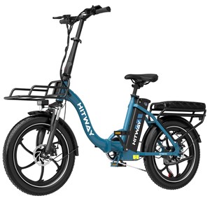 Hitway vélo électrique 20pc pliant bleu
