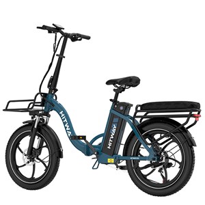 Hitway vélo électrique 20pc pliant bleu