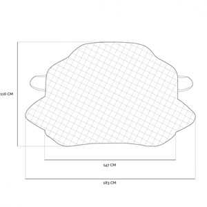 Housse anti-givre pare brise -