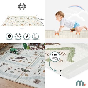 Tapis d'eveil evolutif en mousse 180*120