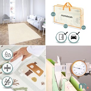 Tapis d'eveil evolutif en mousse 180*120