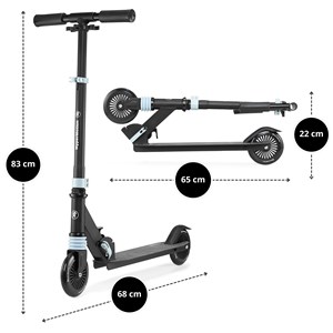 Trottinette enfants 2 roues, 4-9 ans