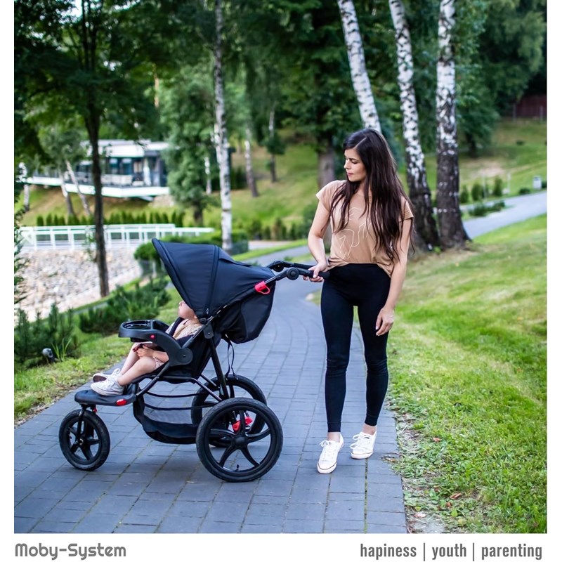 Poussette bébé 3 roues pliable 15 kg max