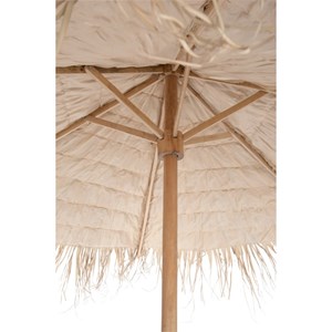 Parasol bois naturel h.270cm