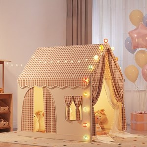 Tente maison de jeu d'intérieur blanc