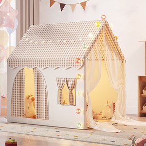 Tente maison de jeu d'intérieur blanc