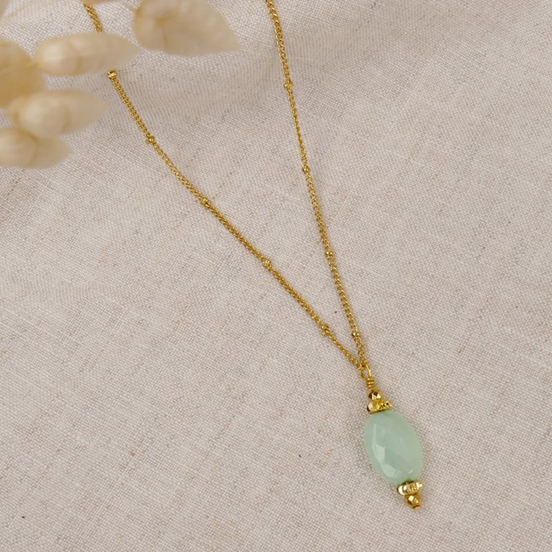 Collier bliss - vert aqua