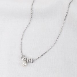 Collier manava argenté