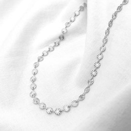 Collier mona argenté