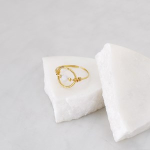 Bague one - blanc