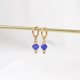 Boucles d'oreilles bliss bleues