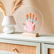 Kit empreinte de mains 4 pers. Pastel
