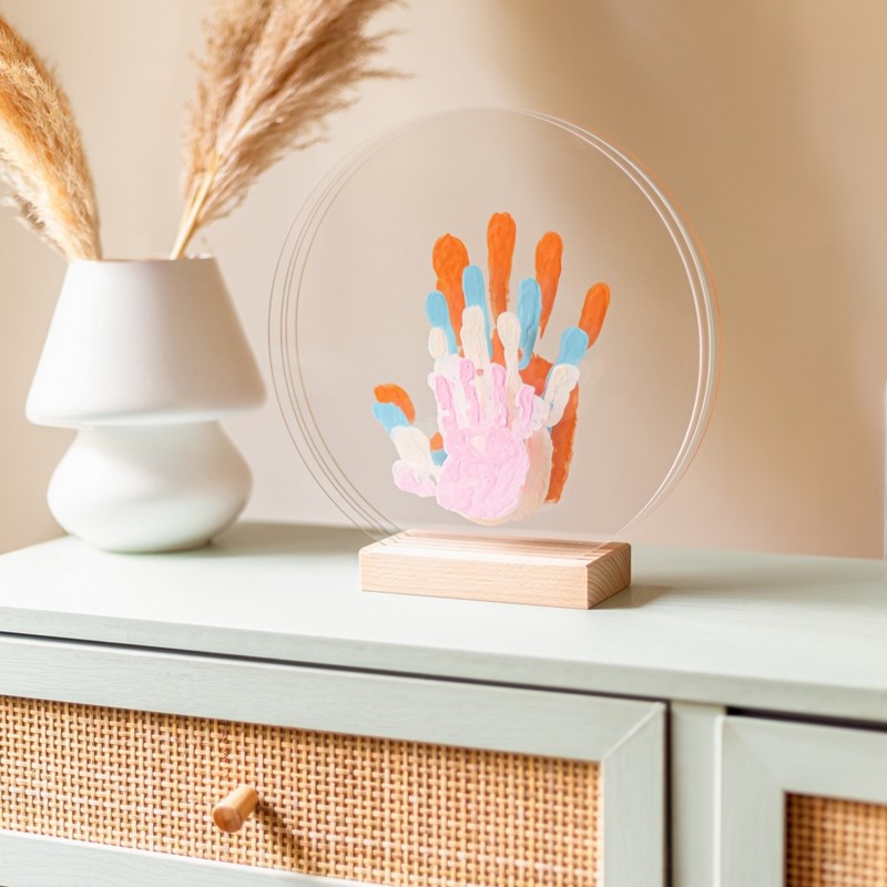 Kit empreinte de mains 4 pers. Pastel