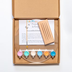 Kit empreinte de mains 4 pers. Pastel
