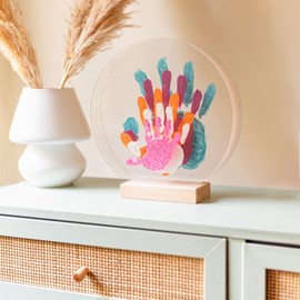 Kit empreintes de mains pour 5 nacré