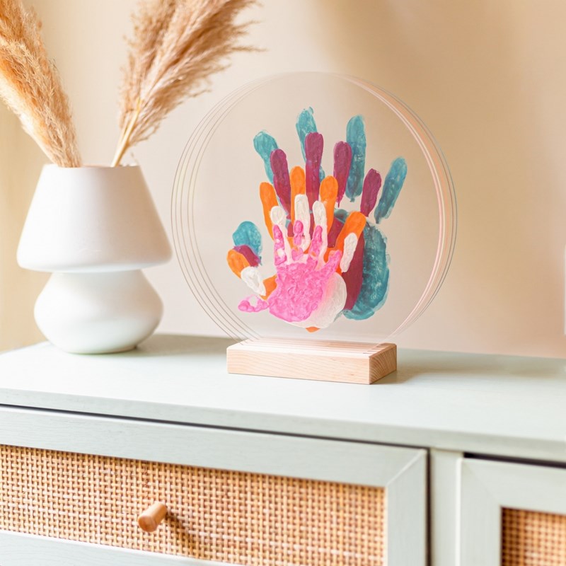 Kit empreintes de mains pour 5 nacré