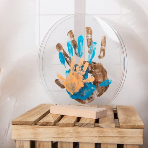 Louyou - Kit empreinte de mains  3 pers. Nacré