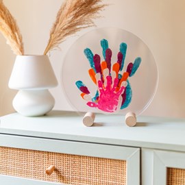 Kit empreintes de mains 5 pers. Nacré