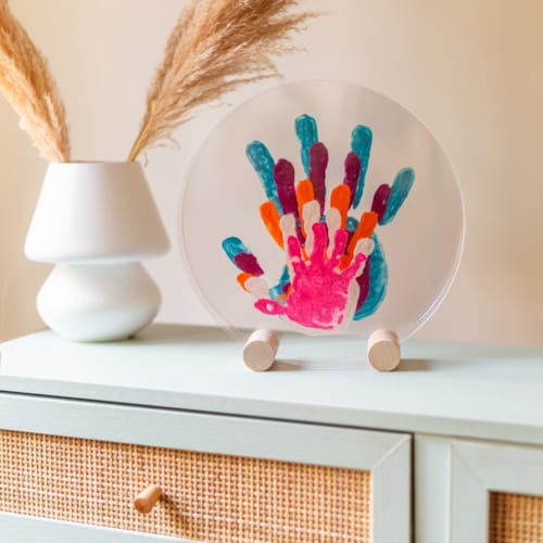 Louyou - Kit empreintes de mains 5 pers. Nacré