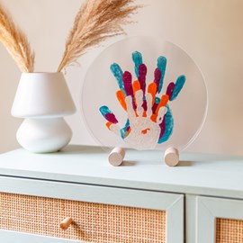 Kit empreinte de mains 4 pers. Nacré