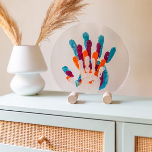 Louyou - Kit empreinte de mains 4 pers. Nacré