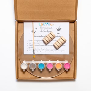 Kit empreinte de mains 4 pers. Nacré