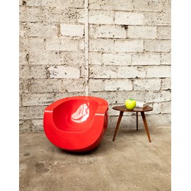 Jakob, le fauteuil rouge 70's n°452