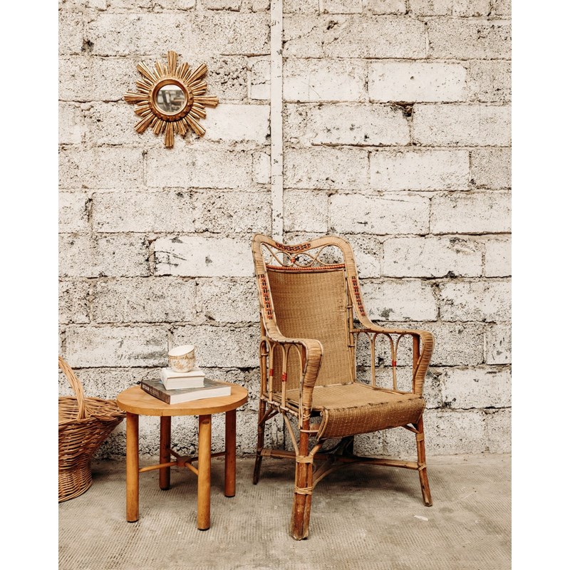 Martin, le grand fauteuil en rotin n°52