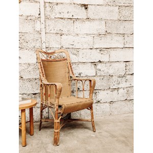 Martin, le grand fauteuil en rotin n°52