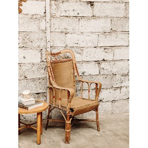 Martin, le grand fauteuil en rotin n°52