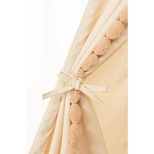 Tipi avec pompons pour enfant