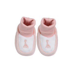 Chaussons bébé rose 1