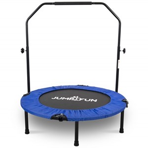 Mini trampoline fitness double barre jum