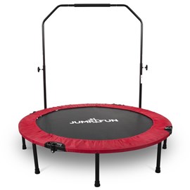 Mini trampoline fitness double barre jum